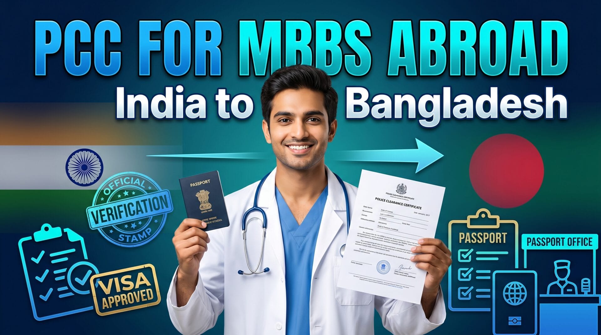 what is pcc? why is police clearance certificate required for mbbs abroad?